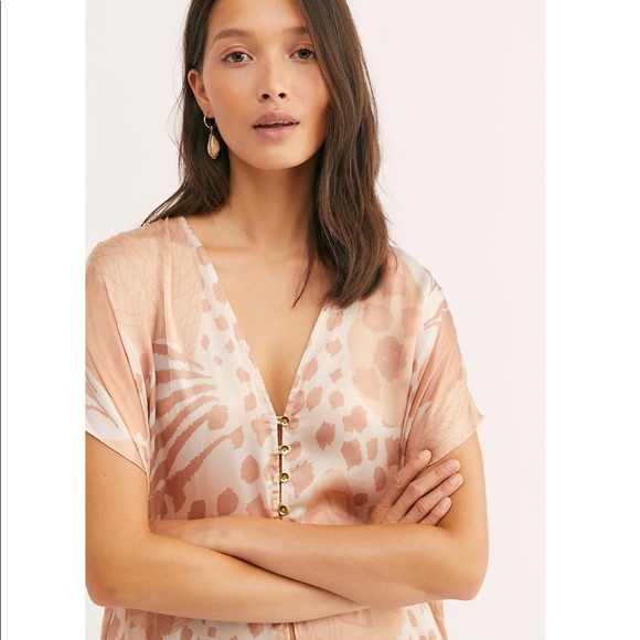 Free People Carolina K Sera Jumpsuit Silk - Picture 3 of 10